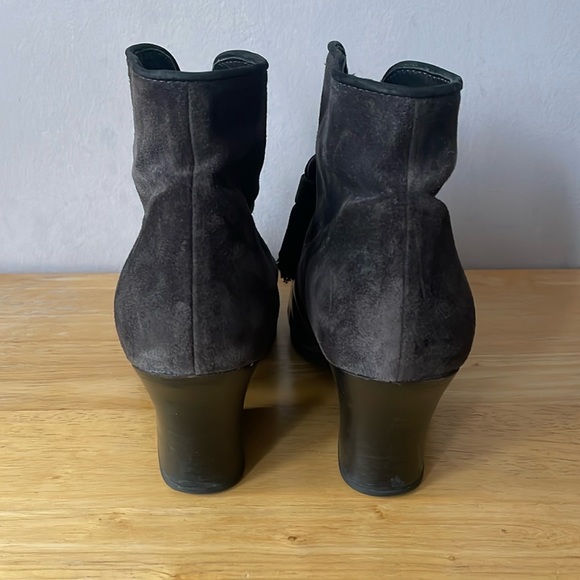 Rag & Bone Ankle Leather Suede Almonds Toe Boots - Picture 5 of 11